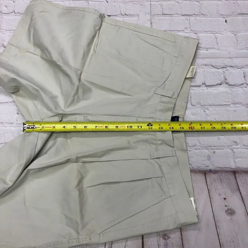 NWT Dockers Men Weathered Gab Pleated Chino Cotton Shorts Size 38 M125 -29
